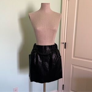Zara Faux Leather Skirt